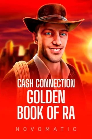 Cash Connection Golden Book of Ra by Novomatic in the Spinfin lobby